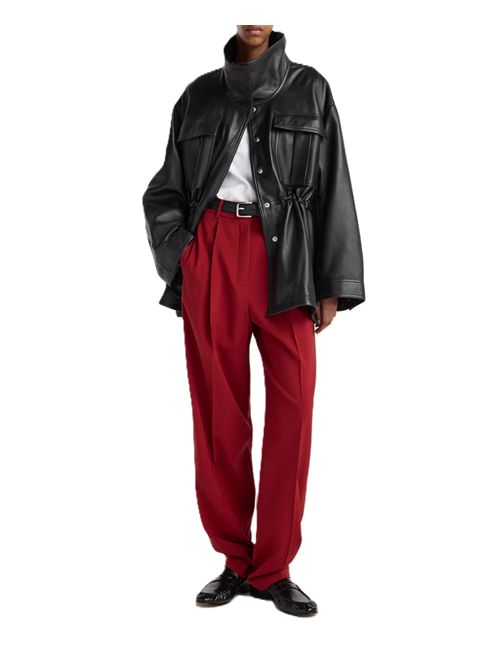 sculptural leather jacket | black Róhe | 420-11-180001_308 BLACK